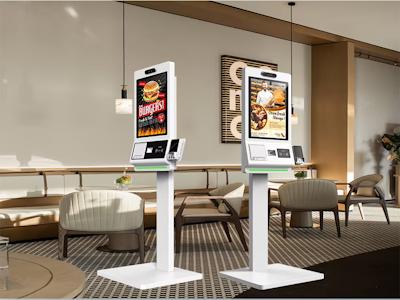 Hot Sale 27 Inch New Design Pos Self-service Payment Kiosk Machine Digital Restaurant Display