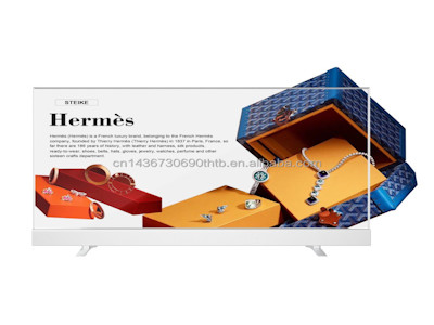 Ai Digital Human Introduction Digital Signage Shopping Mall Exhibition Hall Transparent Oled Display Hd Touch Screen