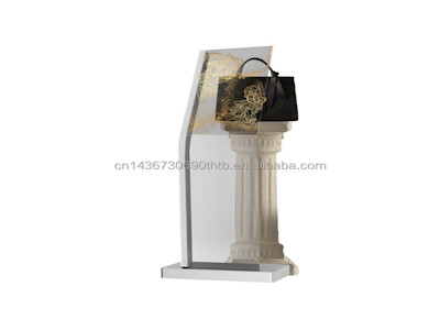 55 Inch Totem K-shape Screen Query Style Oled Transparent Interactive Transparent Displays Oled