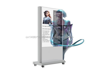Fast Shipping 55 Inch Transparent Oled Display Screen Advertising Players Screen Display Oled Digital Signage And Displays